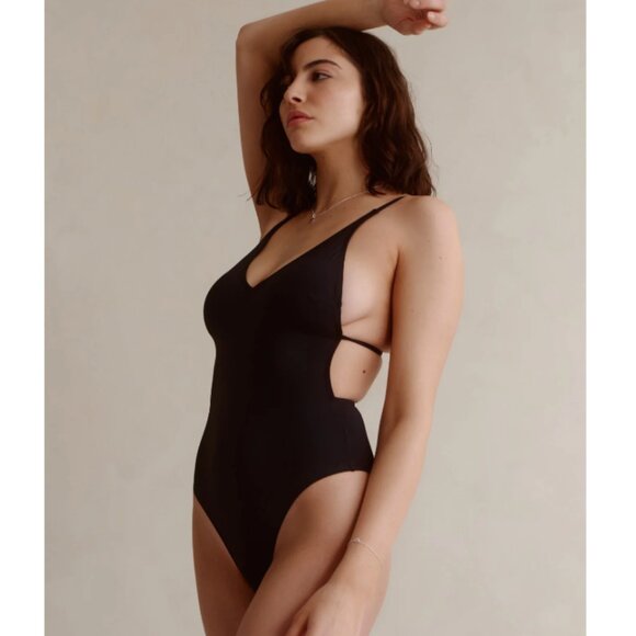 Everyday Sunday Deep V-Neck Cami One-piece - Picture 1 of 5